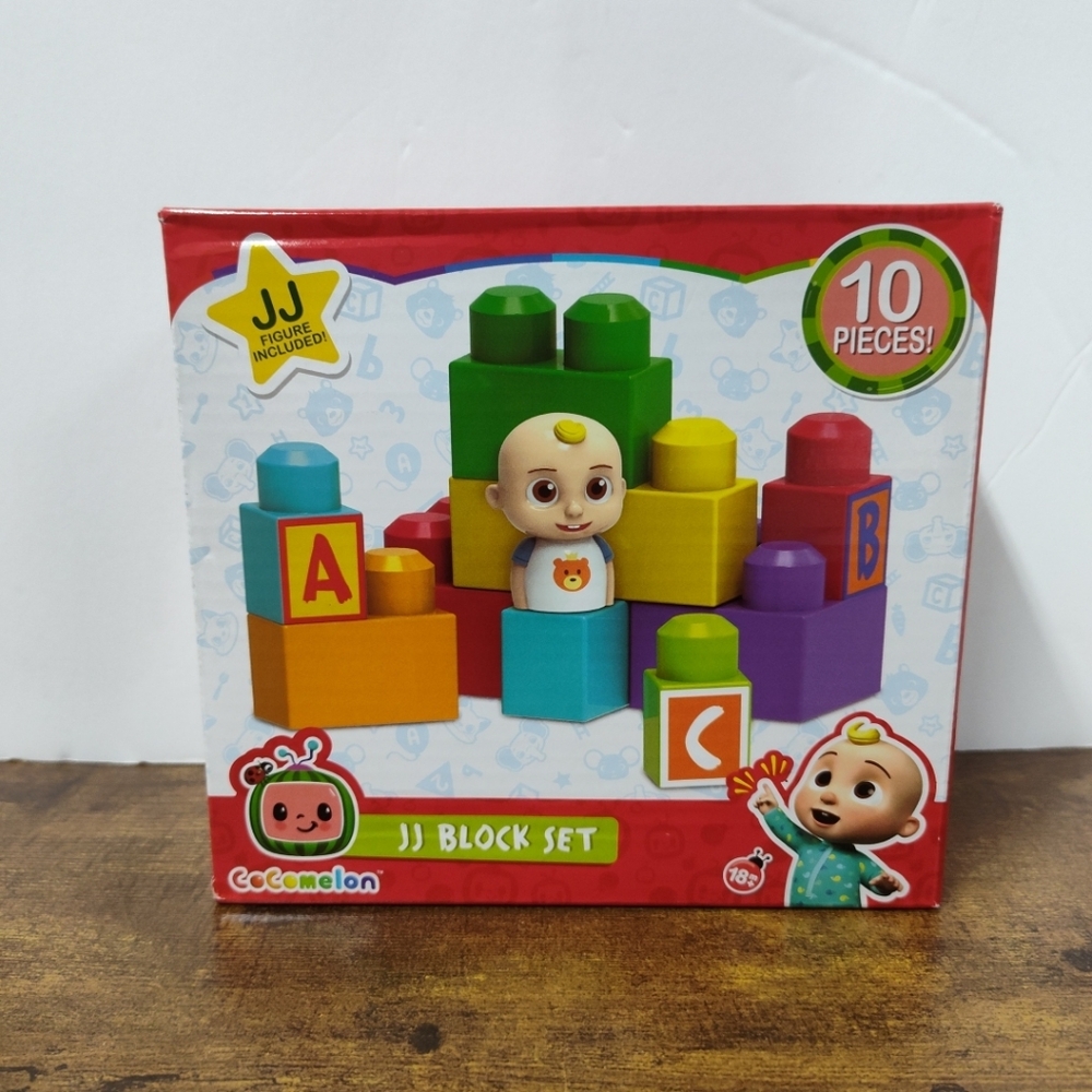 Cocomelon -  JJ Block Set, 10 PCs, 18m+